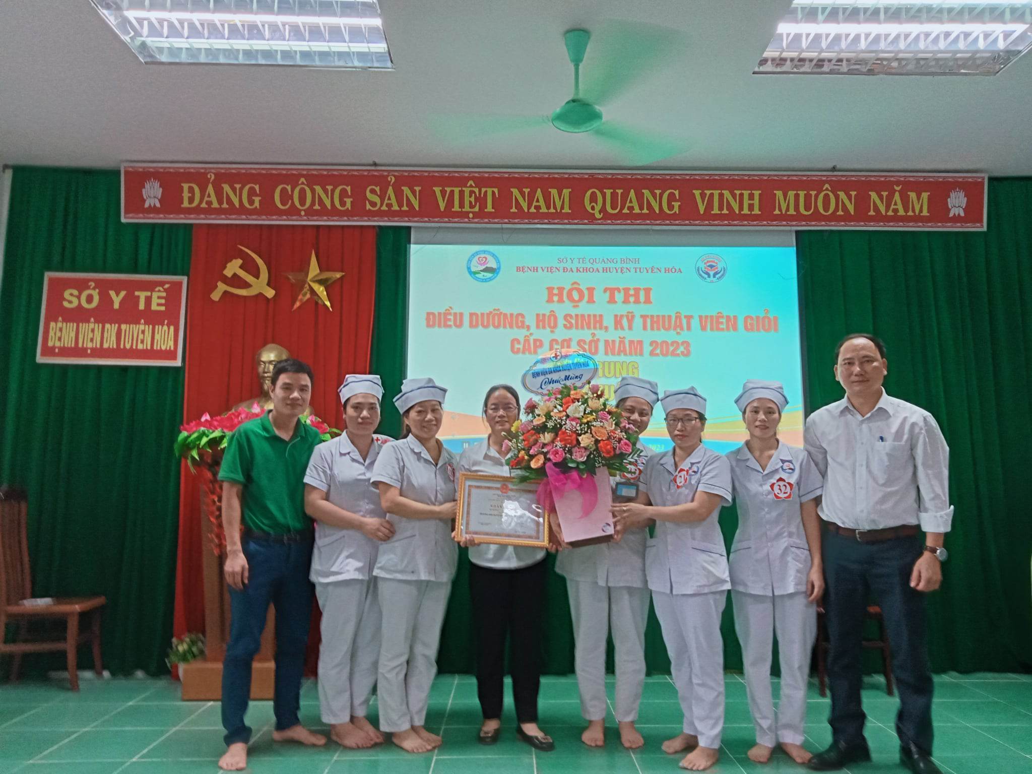 BỆNH VIỆN ĐA KHOA TUYÊN HOÁ TỔ CHỨC THÀNH CÔNG HỘI THI ĐIỀU DƯỠNG, HỘ SINH, KỸ THUẬT Y GIỎI NĂM 2023